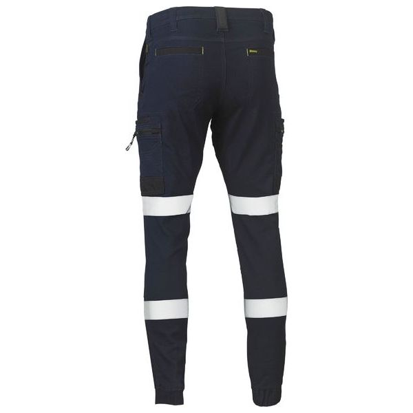 Bisley Flx & Move Taped Stretch Denim Cargo Cuffed Pants (BPC6335T) - Ace Workwear