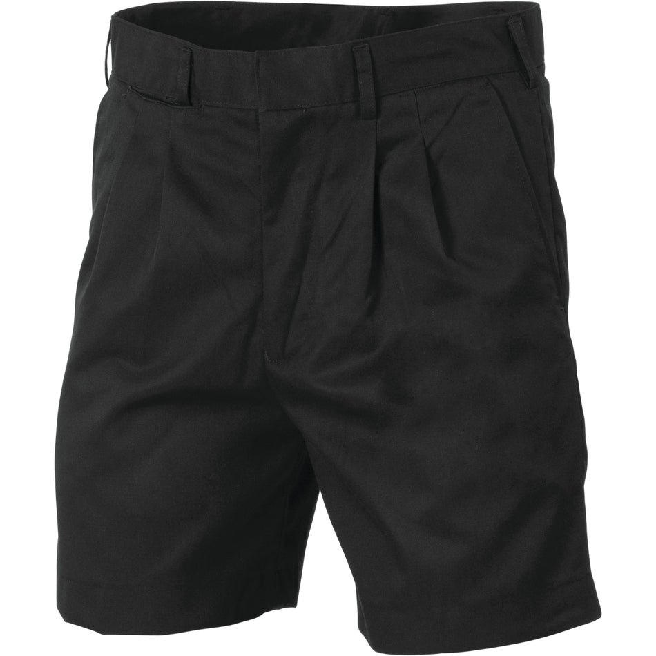 DNC Pleat Front Permanent Press Shorts (4501) Industrial Shorts DNC Workwear - Ace Workwear