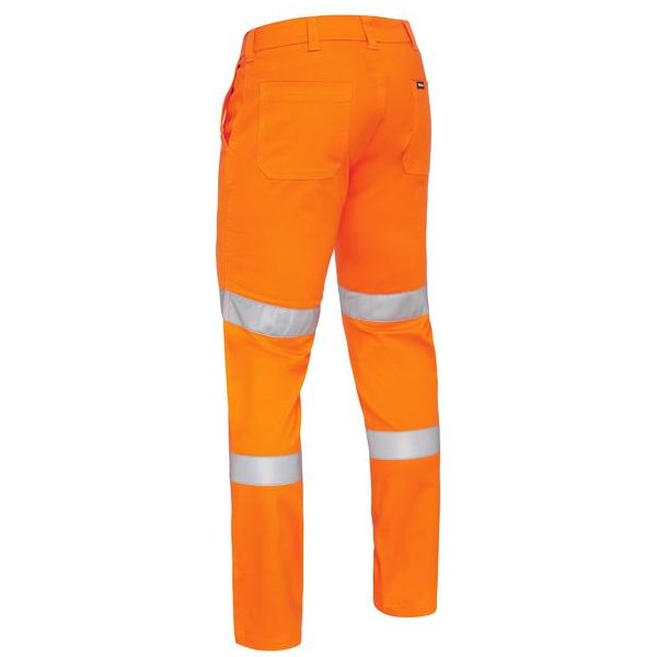 Bisley Taped Modern Fit Biomotion Stretch Cotton Drill Work Pants (BP6008T)