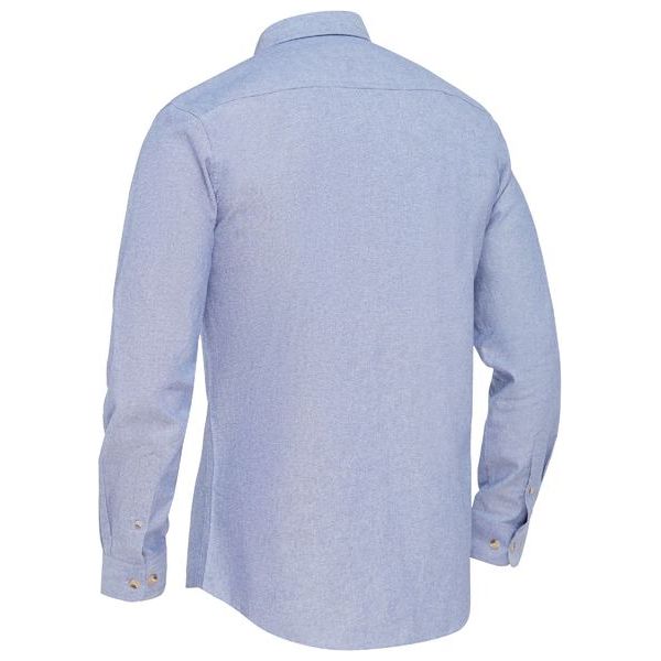 Bisley Mens Long Sleeve Chambray Shirt (BS6407)