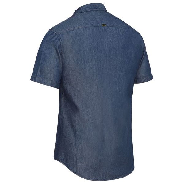 Bisley Mens Short Sleeve Denim Work Shirt (BS1602)