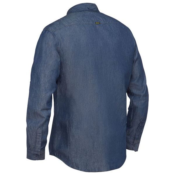 Bisley Mens Long Sleeve Denim Work Shirt (BS6602)