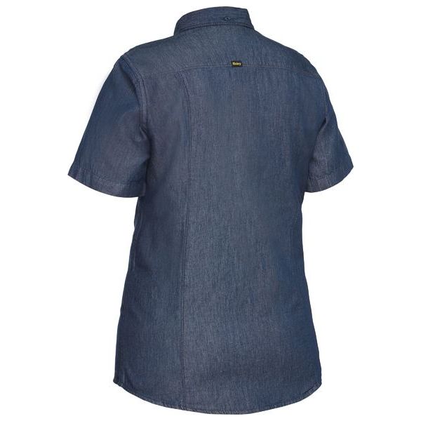 Bisley Womens Short Sleeve Denim Work Shirt (BL1602)