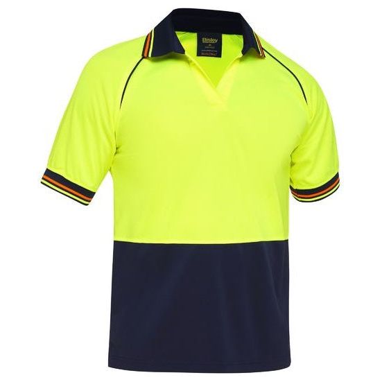 Bisley Recycle Two Tone Hi Vis Short Sleeve Polo (BK1440)