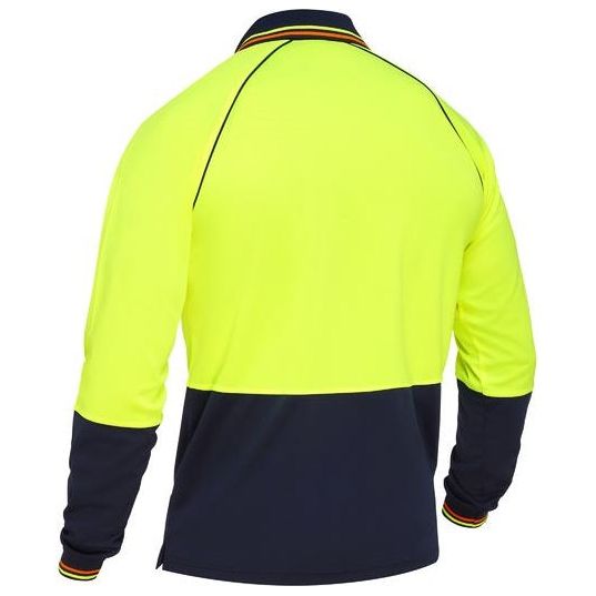 Bisley Recycle Two Tone Hi Vis Long Sleeve Polo (BK6440)