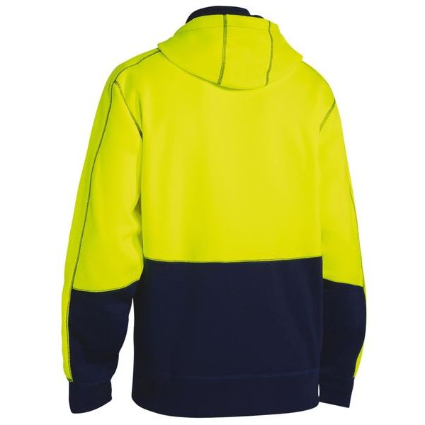 Bisley Hi Vis Two Tone Fleece Hoodie (BK6819) - Ace Workwear