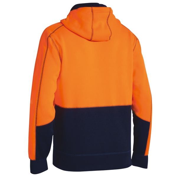 Bisley Hi Vis Two Tone Fleece Hoodie (BK6819) - Ace Workwear