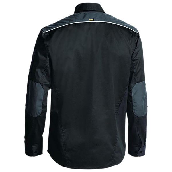 Bisley Flx & Move Mechanical Long Sleeve Stretch Shirt (BS6133) - Ace Workwear