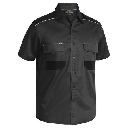 Bisley Flx & Move Short Sleeve Shirt (BS1133) - Ace Workwear