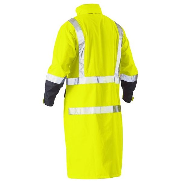 Bisley Taped Hi Vis Long Rain Coat (BJ6961T)