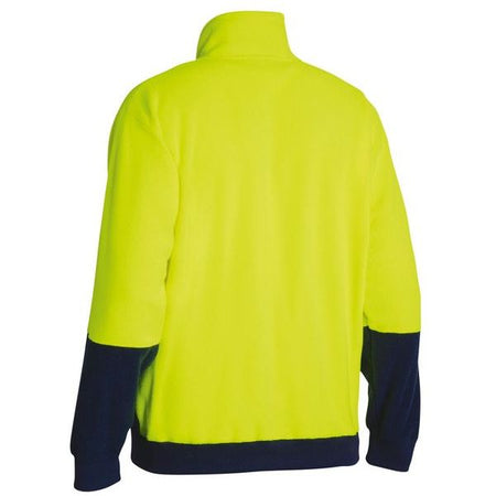 Bisley Hi Vis Polar Fleece Zip Pullover (BK6889) - Ace Workwear