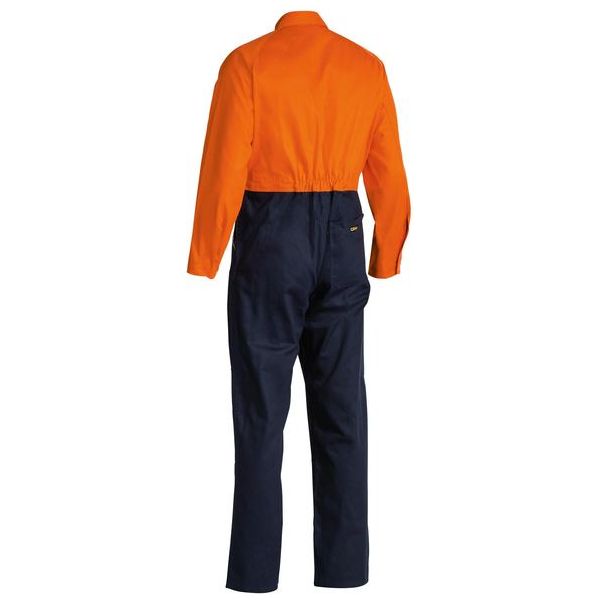 Bisley Two Tone Hi Vis Coveralls Regular Weight (BC6357)