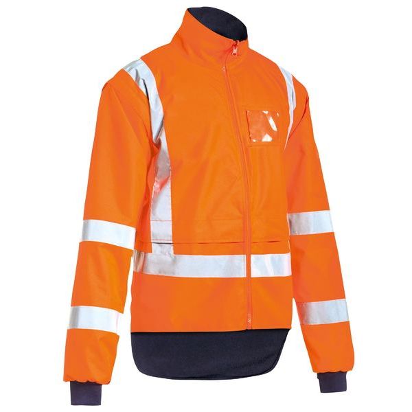 Bisley Water Resistant TTMC-W17 5 In 1 Rain Jacket (BJ6377HT) - Ace Workwear