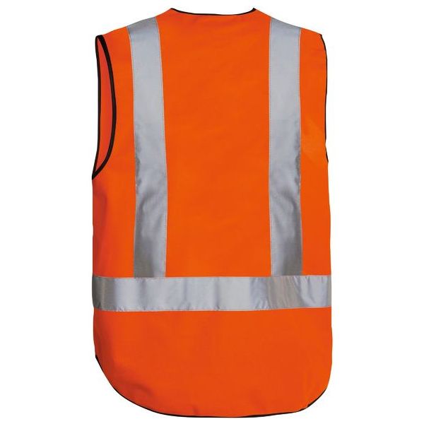 Bisley Reflective Taped H Pattern Hi Vis Vest (BV0342HT) - Ace Workwear