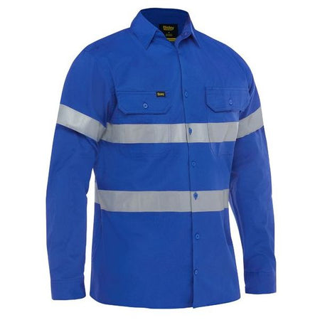 Bisley Taped Cool Lightweight Drill Shirt (BS6883T) - Ace Workwear