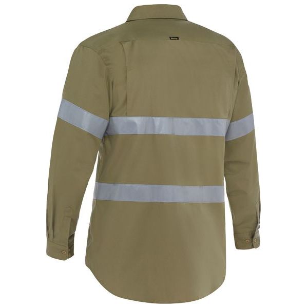 Bisley Taped Cool Lightweight Drill Shirt (BS6883T) - Ace Workwear