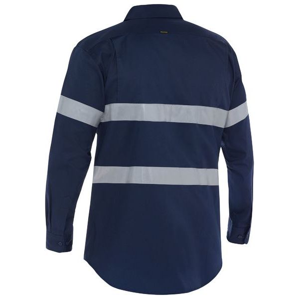 Bisley Taped Cool Lightweight Drill Shirt (BS6883T) - Ace Workwear