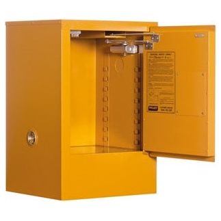 PRATT Class 4 Dangerous Goods Storage Cabinet 30L 1 Door, 1 Shelf (5516AC4) Class 4 Dangerous Goods, signprice Pratt - Ace Workwear