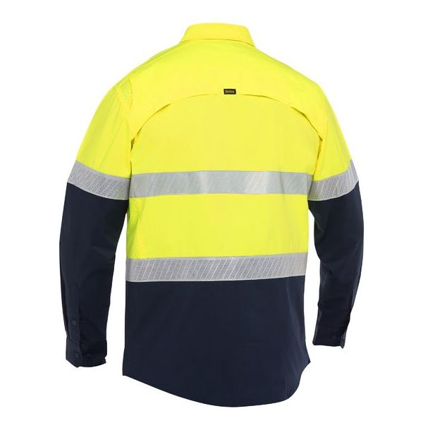 Bisley X Airflow Hi Vis Taped Stretch Ripstop Shirt (BS6491T) - Ace Workwear