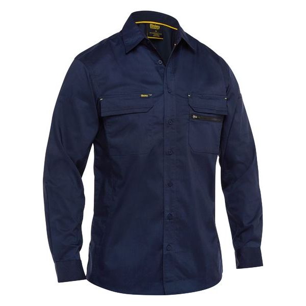 Bisley Mens X Airflow Stretch Ripstop Shirt (BS6490) - Ace Workwear