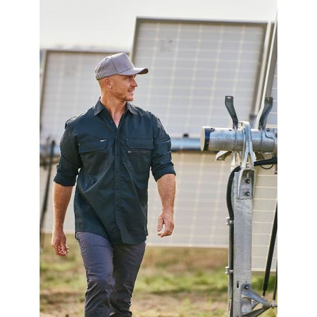 Bisley Mens X Airflow Stretch Ripstop Shirt (BS6490) - Ace Workwear