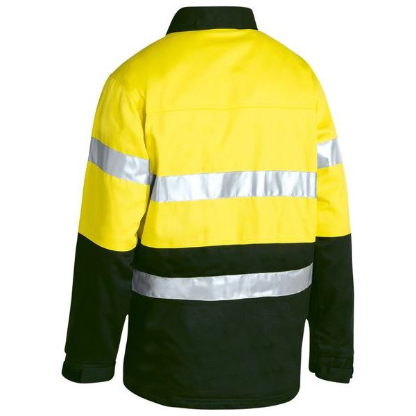 Bisley Taped Two Tone Hi Vis Drill Jacket (BK6710T)