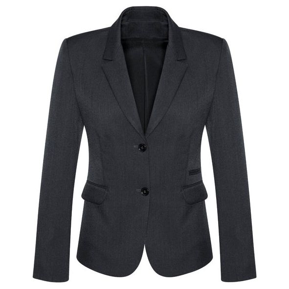 Biz Corporates Womens 2 Button Mid Length Jacket (60119) Corporate Dresses & Jackets, signprice Biz Corporates - Ace Workwear