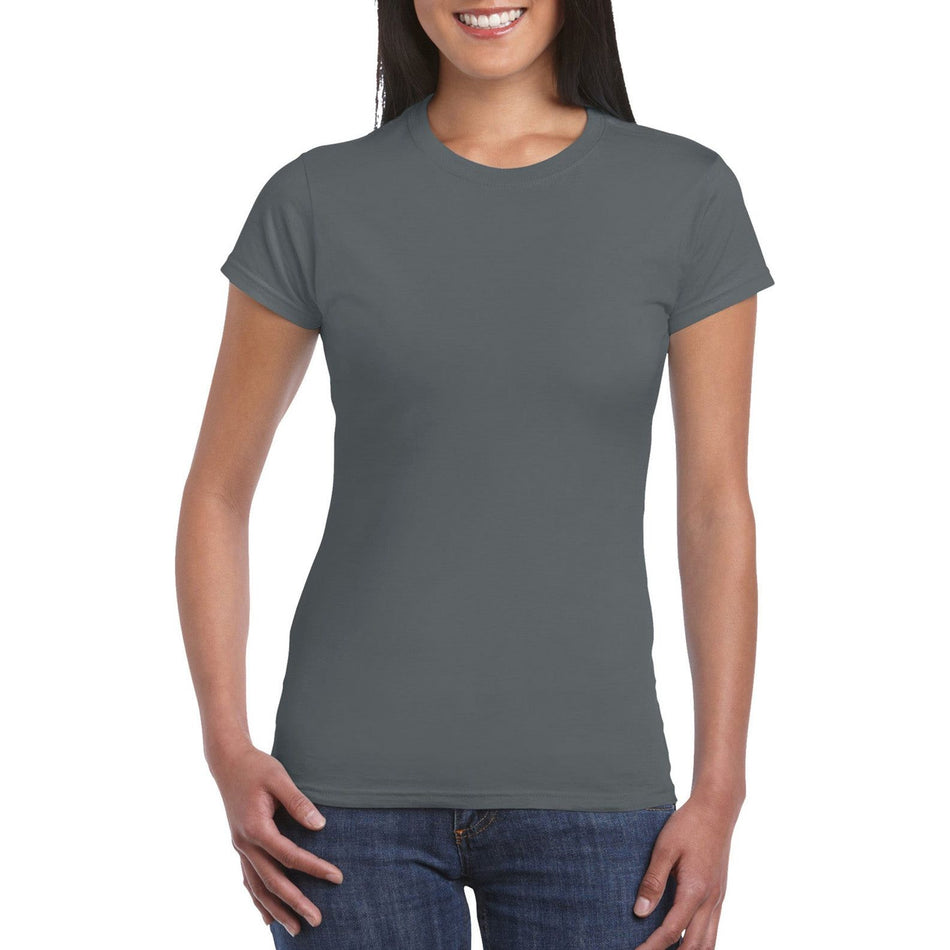 Gildan Softstyle Ladies' Round Neck T-Shirt (64000L) Plain T-Shirt (Tees), signprice Gildan - Ace Workwear