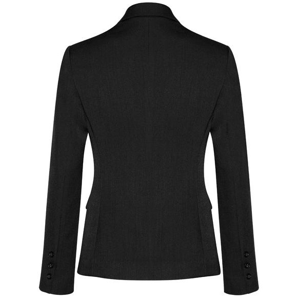 Biz Corporates Womens 2 Button Mid Length Jacket (64019) Corporate Dresses & Jackets, signprice Biz Corporates - Ace Workwear