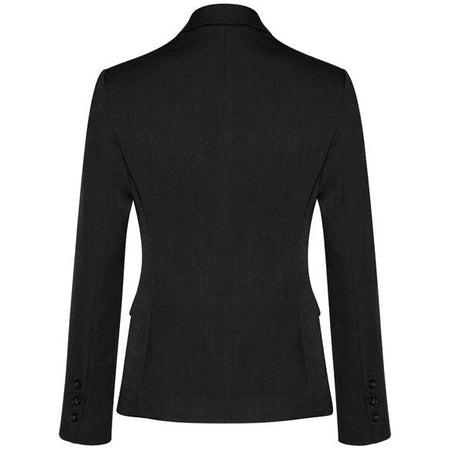 Biz Corporates Womens 2 Button Mid Length Jacket (64019) Corporate Dresses & Jackets, signprice Biz Corporates - Ace Workwear