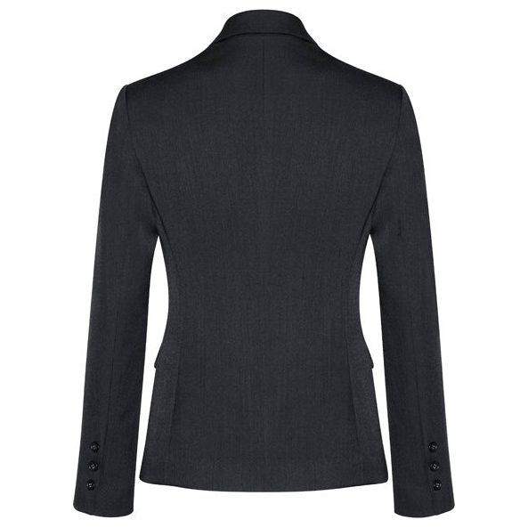 Biz Corporates Womens 2 Button Mid Length Jacket (64019) Corporate Dresses & Jackets, signprice Biz Corporates - Ace Workwear