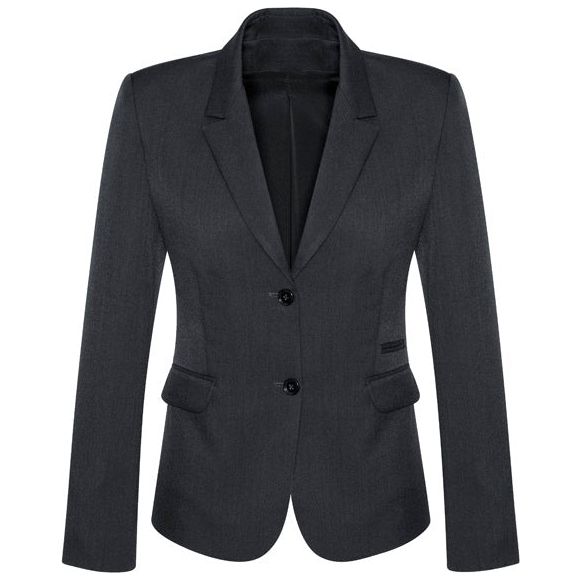 Biz Corporates Womens 2 Button Mid Length Jacket (64019) Corporate Dresses & Jackets, signprice Biz Corporates - Ace Workwear