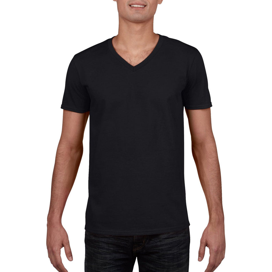 Gildan Softstyle Adult V-Neck T-Shirt (64V00) Plain T-Shirt (Tees), signprice Gildan - Ace Workwear