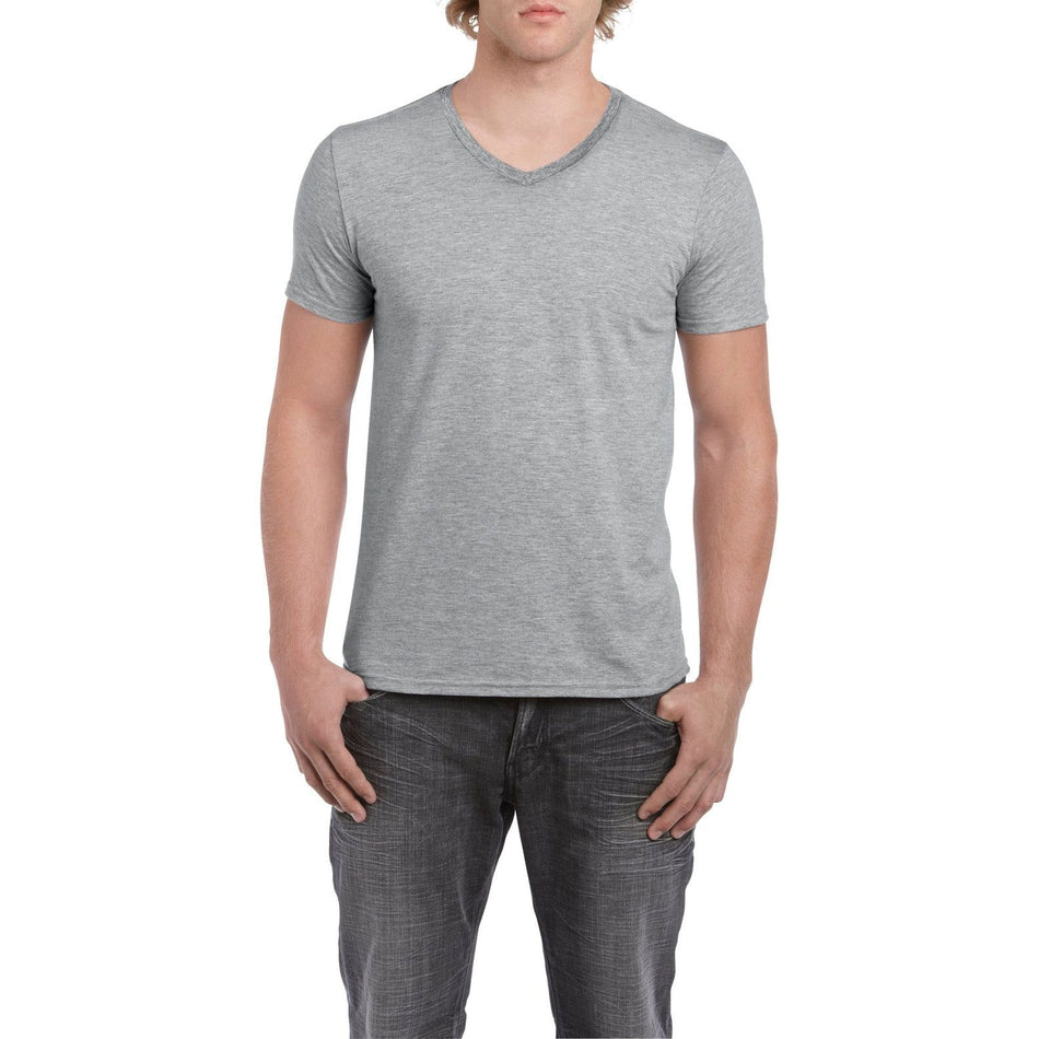 Gildan Softstyle Adult V-Neck T-Shirt (64V00) Plain T-Shirt (Tees), signprice Gildan - Ace Workwear