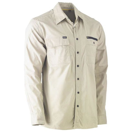 Bisley Flx & Move Long Sleeve Utility Work Shirt (BS6144) - Ace Workwear