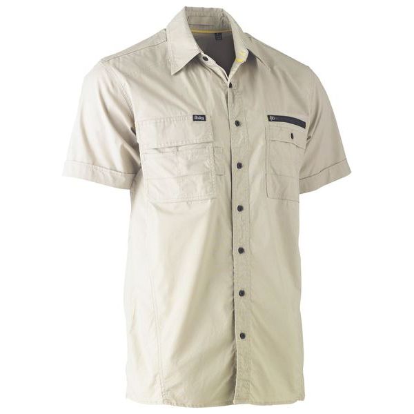 Bisley Flx & Move Short Sleeve Utility Work Shirt (BS1144)