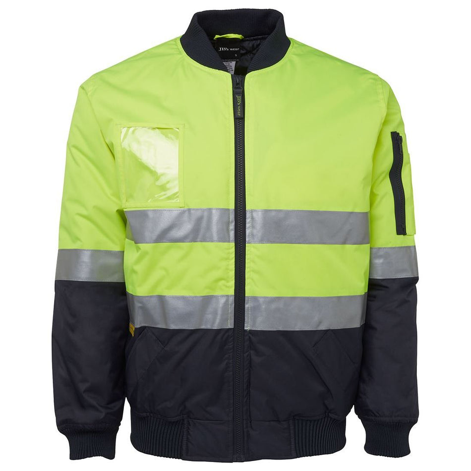 JB's Hi Vis (D+N) Flying Jacket (6DNFJ) Hi Vis Cold & Wet Wear Jackets & Pants JB's Wear - Ace Workwear