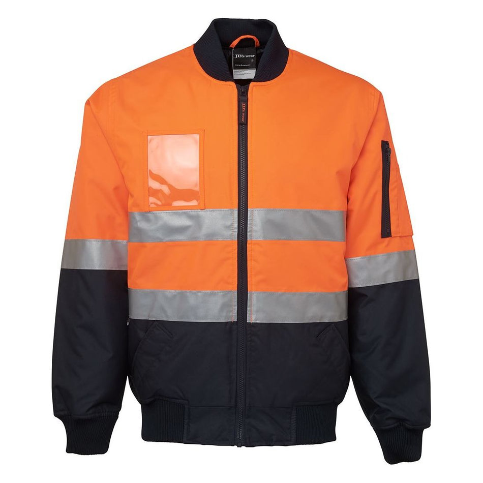 JB's Hi Vis (D+N) Flying Jacket (6DNFJ) Hi Vis Cold & Wet Wear Jackets & Pants JB's Wear - Ace Workwear