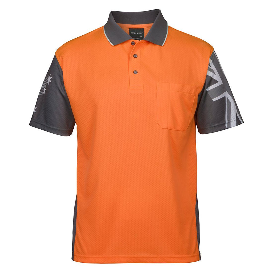 JB's Hi Vis Southern Cross Polo (6HSC) Hi Vis Polo With Designs JB's Wear - Ace Workwear