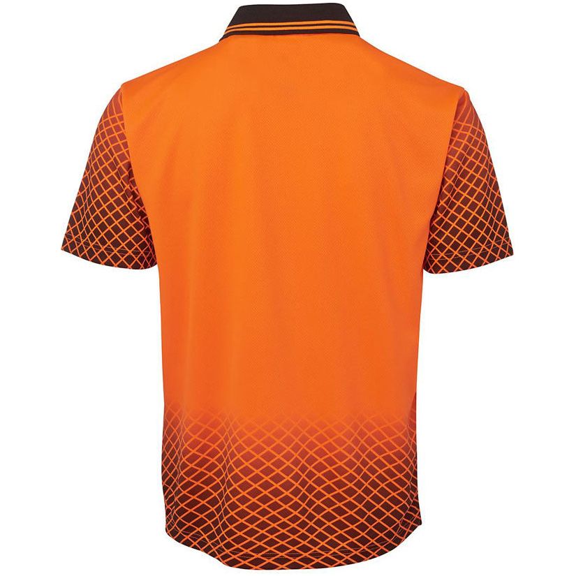 JB's Hi Vis Net Sub Polo Short Sleeve (6HVNS) Hi Vis Polo With Designs JB's Wear - Ace Workwear