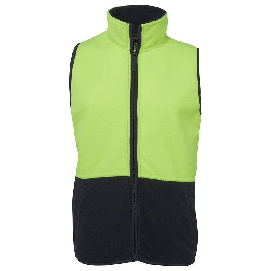 JB's Hi Vis Polar Vest (6HVPV) Hi Vis Winter Vest JB's Wear - Ace Workwear