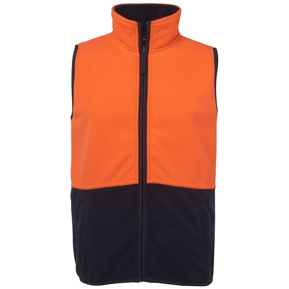 JB's Hi Vis Polar Vest (6HVPV) Hi Vis Winter Vest JB's Wear - Ace Workwear