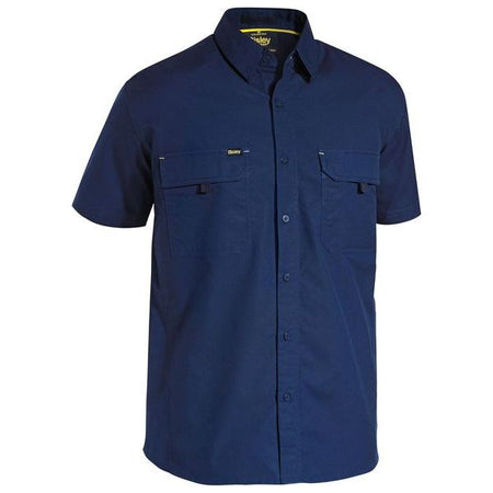 Bisley Mens X Airflow Ripstop Short Sleeve Shirt (BS1414) - Ace Workwear