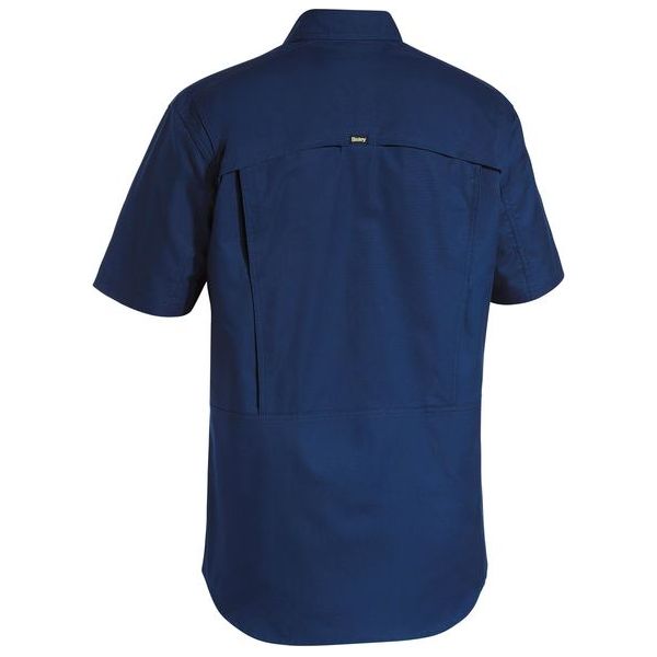 Bisley Mens X Airflow Ripstop Short Sleeve Shirt (BS1414) - Ace Workwear