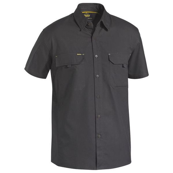 Bisley Mens X Airflow Ripstop Short Sleeve Shirt (BS1414) - Ace Workwear