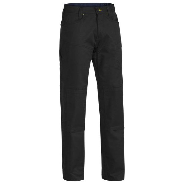 Bisley Modern Fit Vented Ripstop Work Pants With Multi Purpose Pockets And Knee Patches (BP6474) - Ace Workwear