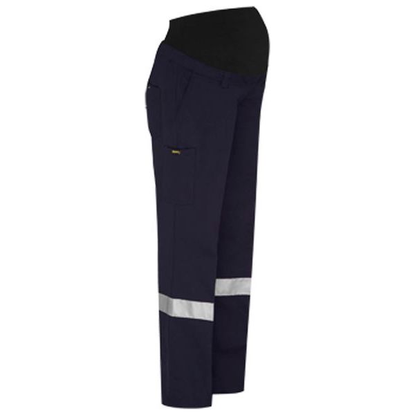 Bisley Womens Taped Maternity Drill Work Pants (BPLM6009T) - Ace Workwear