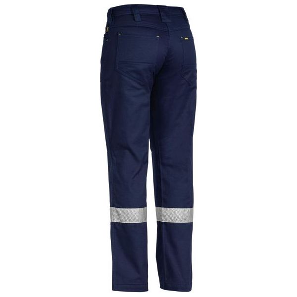 Bisley Womens Taped X Airflow Ripstop Vented Work Pant With Multi Purpose Pockets (BPL6474T) - Ace Workwear