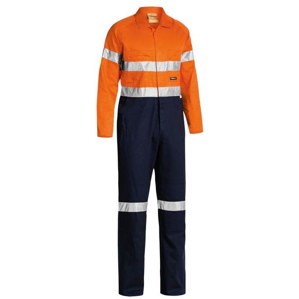 Bisley Taped Two Tone Hi Vis Lightweight Coveralls (BC6719TW)