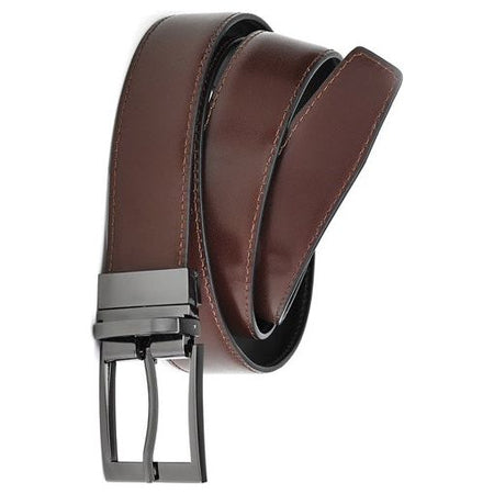 Biz Corporates Mens Leather Reversible Belt (99300) Belts, signprice Biz Corporates - Ace Workwear